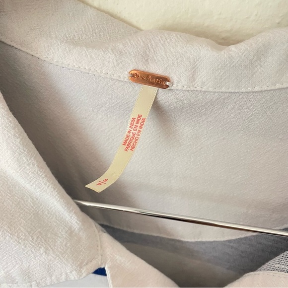 Free People Lucas Striped Henley Polo Pleated Mini Dress - Picture 6 of 8